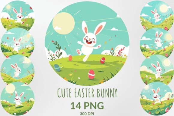Cute Easter Bunny Sublimation Bundle: A Spring Design Essential