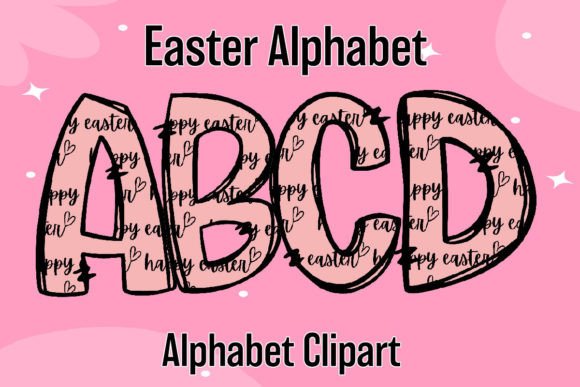 Easter Alphabet Doodle Sublimation Png 2: Your Ultimate Design Toolkit