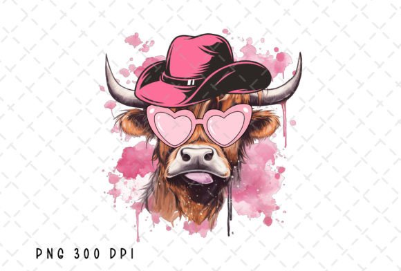Highland Cow Valentine Western Country: A Designer’s Guide