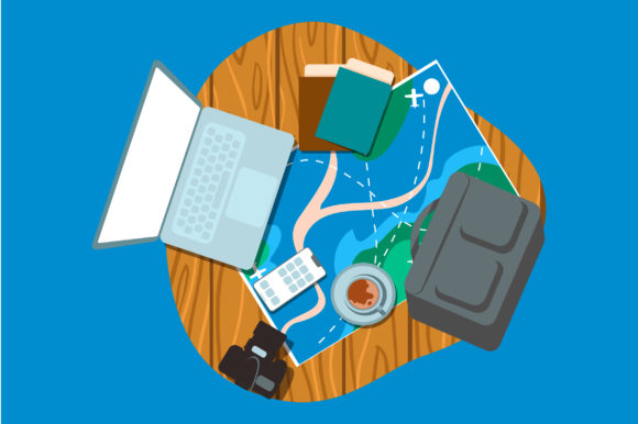 Office Workspace 3D Illustration: Modernizing Your Brand