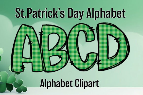 St. Patrick's Day Alphabet a-Z Letters7: Your Festive Design Toolkit