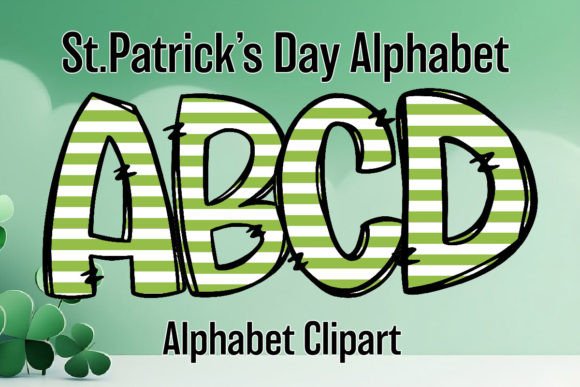 St. Patrick's Day Alphabet a-Z Letters8: Your Festive Design Toolkit