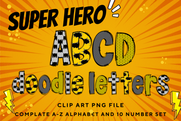 Unleash Your Inner Hero: A Guide to Comic Doodle Alphabet Letters
