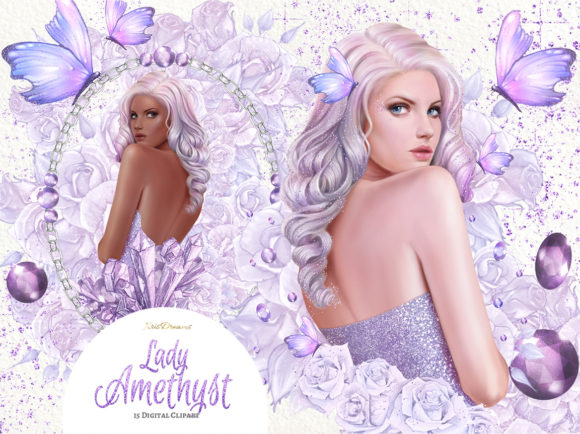 Unlocking Creative Potential with Fashion Lady Glamour Butterfly Clip Art