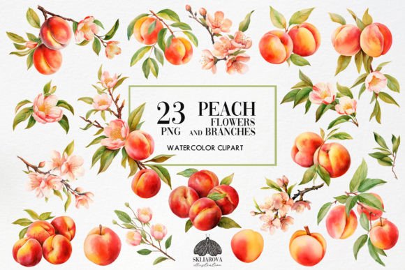 Watercolor Peaches Clipart: A Guide to Soft, Organic Design